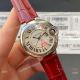 Swiss Quartz Cartier Medium Ballon Bleu 33mm Ss White Leather Strap Watch (5)_th.jpg